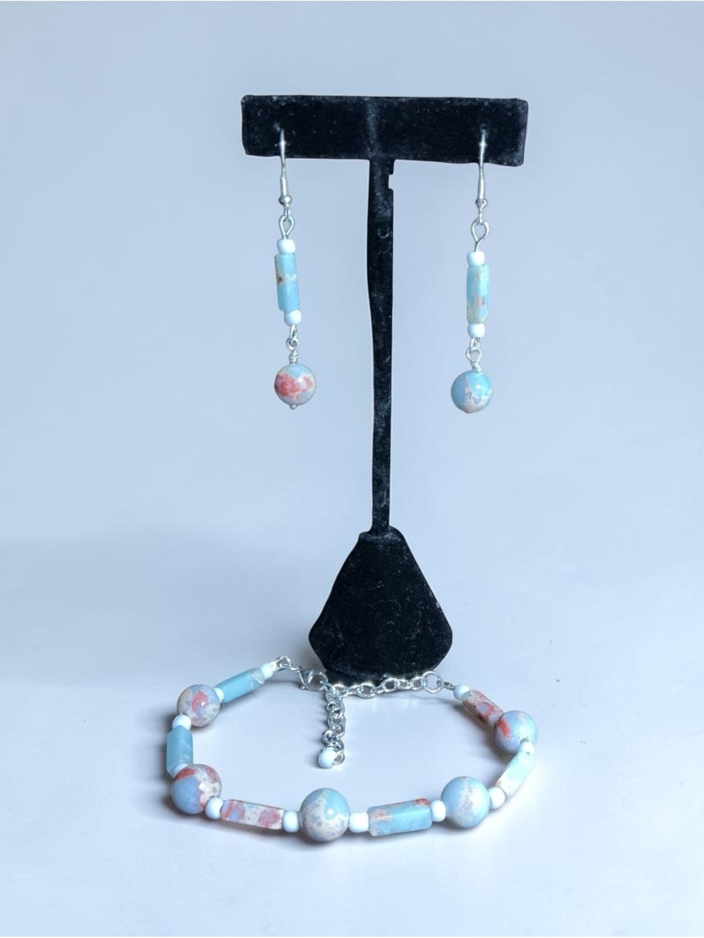 Sediment Imperial Jasper Bracelet & Earring Combo — Women's Jewelry